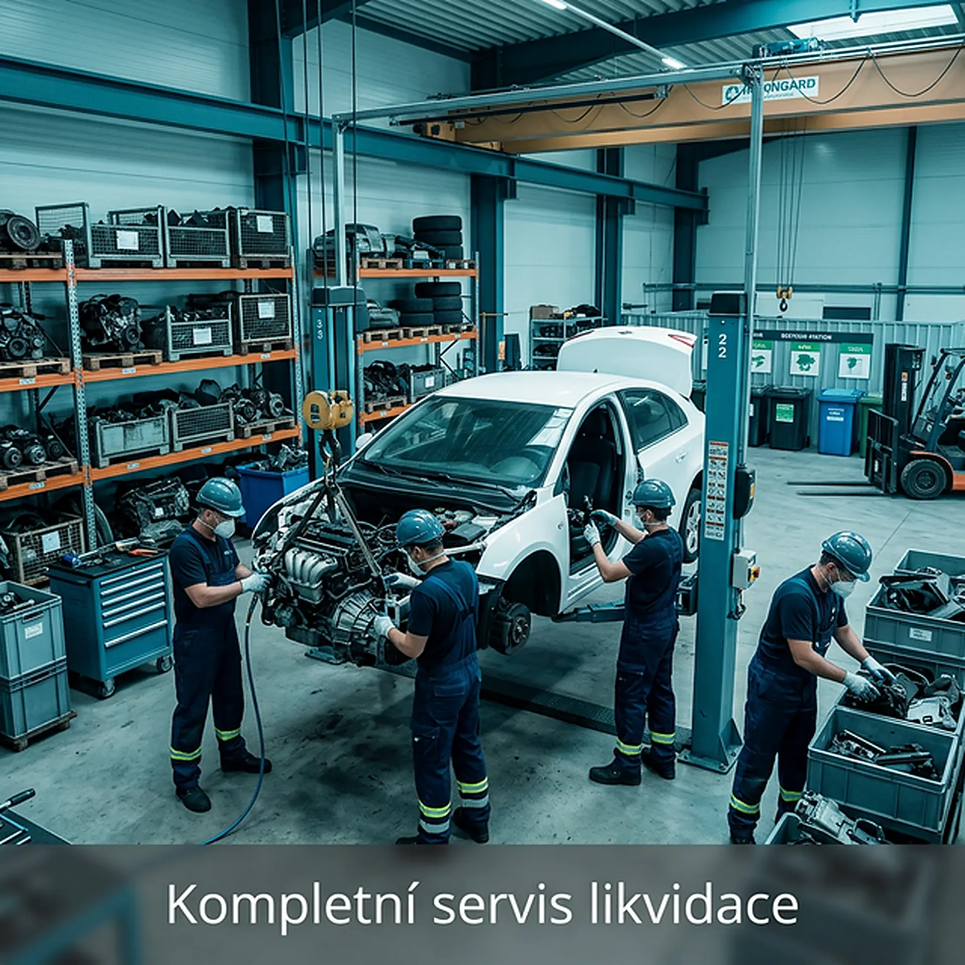 Kompletní servis ekologické likvidace vozidel